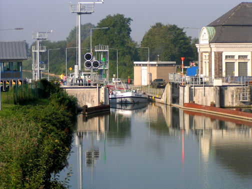 Schleuse Hamm-Werries am Datteln-Hamm-Kanal